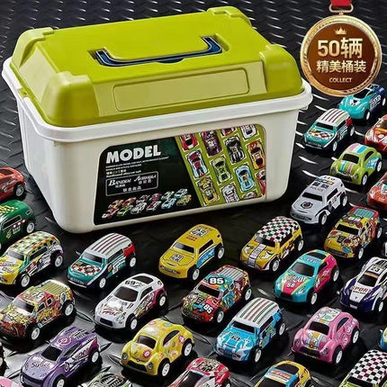 Tiktok popular alloy car iron car wholesale children's toy simulation model bulk decoration with pull back car