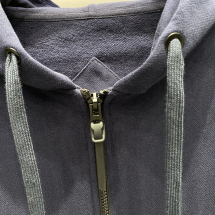 Asaourol Oversized High-Weight Cotton Heavy Casual Men's Cardigan Hooded Light Luxury Zipper Sweatshirt