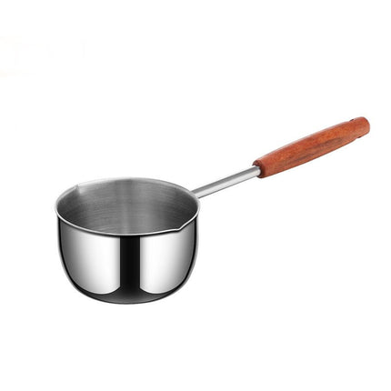 Food-Grade Kitchen Multifunctional Oil Splashing Hot Oil Small Pot Stainless Steel Genuine Oil Frying Pan Oil Pouring Oil Special for Home Use