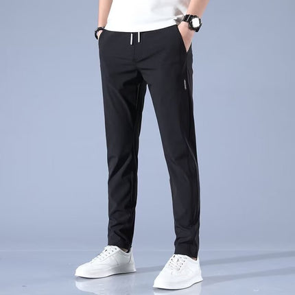 2025 New Straight Loose Summer Thin Dress Pants Slim Air Conditioning Sports Pants Loose Casual Long Trousers for Men