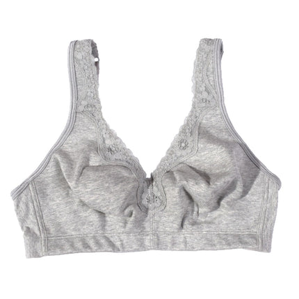 150kg Breathable Full-Cup Lace Trim Comfortable Plus-Size Bra for Large Busts, Makes Bust Look Smaller, Cross-Border European and American Lingerie, g Cup