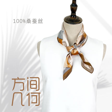 Collection of Silk Scarves Hangzhou Silk Mulberry Silk Fashion All-match Silk Crepe Satin High-end Gift for Mom