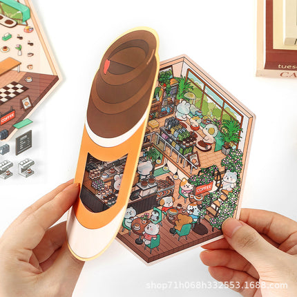 infeelme's Fifth Play 3d Landscape Sticker in Business Today Innovates Little Red Riding Book's New DIY Landscape House