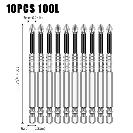 K5 Anti-Slip Bit S2 Magnetic 5A Black Anti-Slip Cross Bit Hand Electric Drill Electric Screwdriver High Hardness