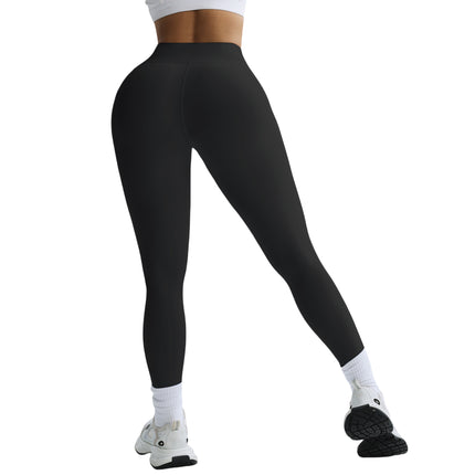 Muyao Amazon High-Elastic Pocket Yoga Pants High-Waisted Tummy Control Sports Fitness Pants Women's High-Waisted Yoga Pants