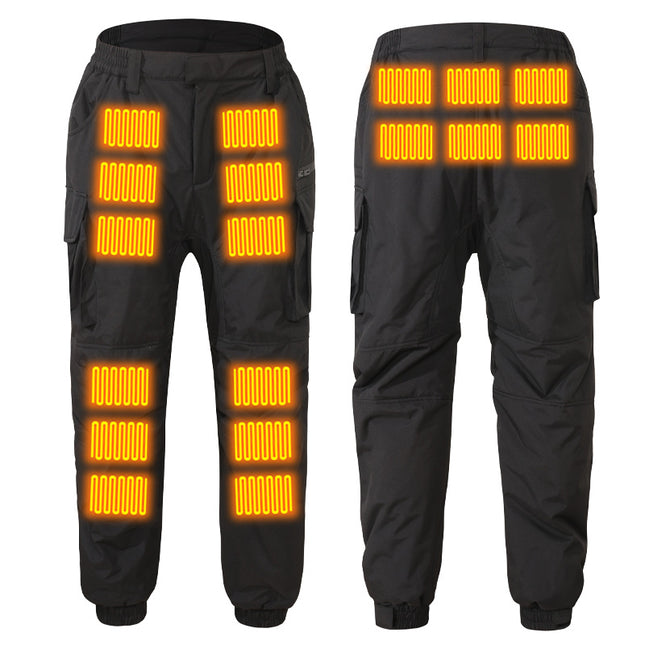 Cross-border Intelligent Electric Heating Pants Charge Pants Heating Pants Winter Thickened Warm Windproof Hot Pants Outdoor Leisure