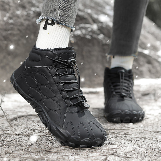 New Outdoor Sports Cotton Shoes Men and Women fleece-lined Warm Boots Wear-resistant Non-slip Snow Boots Winter Thickened Lovers Shoes