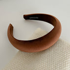 4647-2-brown gold velvet headband