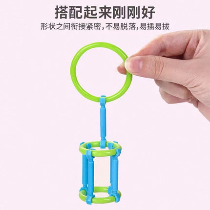 Spot Smart Stick Building Blocks Toys Kindergarten Educational Splicing Stick Children's Small Particle Building Blocks Assembly Toys Wholesale