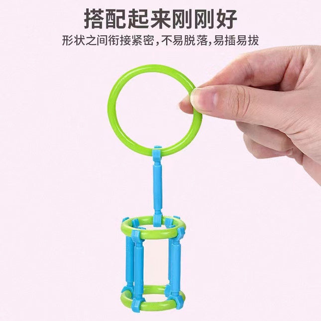Spot Smart Stick Building Blocks Toys Kindergarten Educational Splicing Stick Children's Small Particle Building Blocks Assembly Toys Wholesale