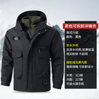 [Removable liner] waterproof jacket black / 165
