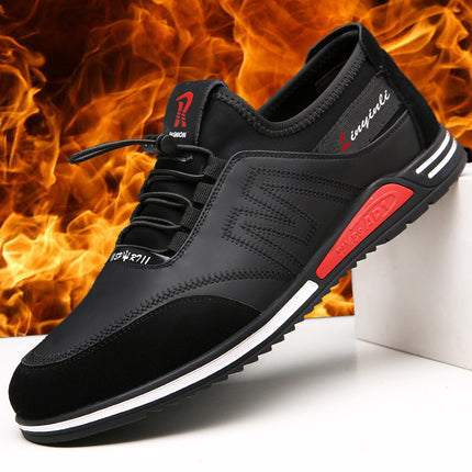 Men's Sports and Leisure Leather Shoes, Korean Style Youth Trendy Shoes, Soft Sole Heightening Men's Shoes, Four-Season Leather Shoes, Drop Shipping