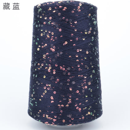 Silk Joy/Tencel Iridescent Sequin Hand-Knitted Yarn Ball Colorful Tencel Sequin Yarn Wholesale 500g