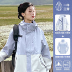 96888 women's model - slightly purple glacier gray [three-in-one detachable] / S