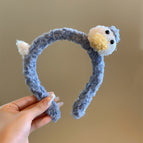 Gray Blue Duck headband (DN1333)