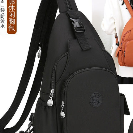 Fashion Chest Bag Backpack Fashion Trend 2024 New Women's Chest Bag Casual Anti-splashing Bag Multifunctional Chest Bag