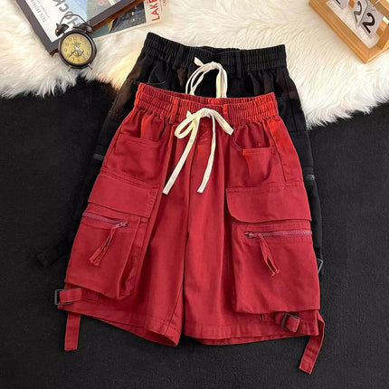 Functional Multi-Pocket Tooling Shorts Men's and Women's American Style High Street Tooling Pants Summer Ins Fashion Brand Design Sense Pants