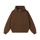 Hooded model-brown / S
