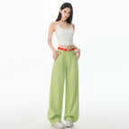 Apple green cropped pants / XS