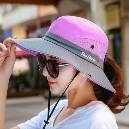 Hat Women's Summer Sun Hat Women's Sunscreen Hat Foldable Early Spring Breathable Sunshade Outdoor Mountaineering Leisure Fisherman Hat