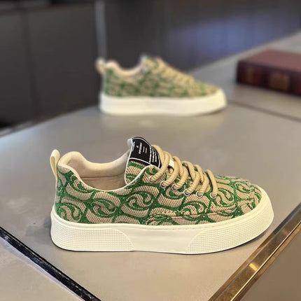 Men's Shoes Summer New Breathable Cloth Surface Casual Internet Trendy All-match Men's Sneakers Weaved Canvas Shoes for Men