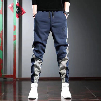 2022 Spring and Autumn New Arrival Casual Pants Men's Korean Style Loose Leggings Haren Trendy Brand Leggings Trendy Leggings for Men