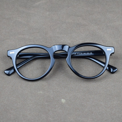 New cross-border plate glasses retro frame round frame cross-border Europe and the United States personality fashion 1128 can be equipped with myopia old