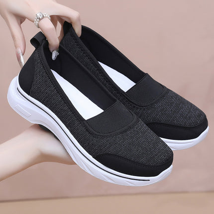 Shoes for Women 2025 Spring & Fall New Women's Shoes Flats Women's Soft Soles That Are Not Tiring for Feet, One-Legged Mother's Shoes, Fashionable Women's Shoes