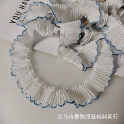 Spot Pleated Chiffon Lace DIY Handmade Clothing Accessories Clothing and Hat Skirt Decoration Home Fabric Curtain Decoration