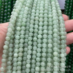 4mm (about 90) a piece / Green East Forest Chalcedony