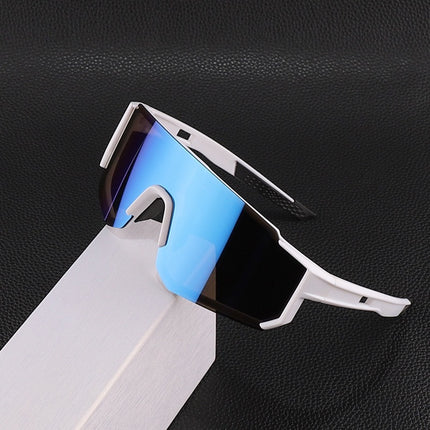 Korean Style Square Sunglasses for Men with Big Faces, Cycling Sunglasses for Women, Outdoor Sports Bicycles, Battery Car Windproof Glasses, Trendy