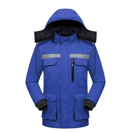 Winter Thickened Cotton-padded Jacket Cotton-padded Jacket Cold-proof Clothing Engineering Clothing Cold Storage Cold-proof Warm-keeping Work Protection Clothing Cotton-padded Jacket Work Clothes Falls