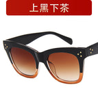 Top black and bottom tea frame double tea slices
