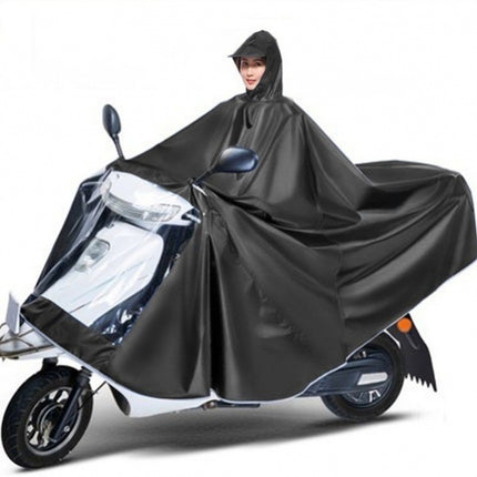 Raincoat double electric car motorcycle poncho battery car adult riding single plus size thickening factory one piece wholesale