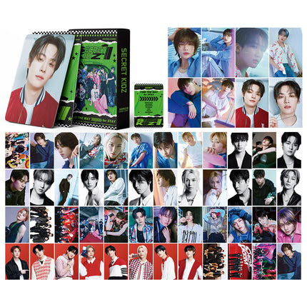 Korean Star 55 Boxed Small Cards Stray (g) I-Dle Ive Ateez Collection Lomo Cards Cross-Border