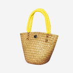 Yellow bag 26+11+10cm with (yellow hand strap)