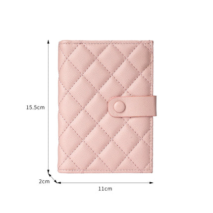 Travel Passport Holder Storage Bag, Classy Small Fragrance Style, Can Hold Wallet, Card Holder, All-In-One Passport, Good-Looking Female Multi-Function