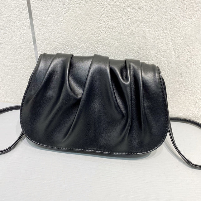 High-End Bags for Women, Niche Women's Bags, 2025 New Trendy Versatile Pleated Cloud Bags, Single Shoulder Crossbody Underarm Bags