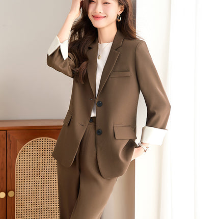 Suit suit Women's Professional Business Dress Interview College Students Advanced Sense Temperament Commuter Women's Front Desk Work Clothes