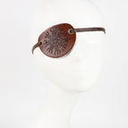 Brown embossed tether