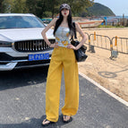 Vibrant yellow elongated / XS