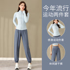 Two-piece set clear water blue + blue / S (refer to bust size waist size when choosing size)