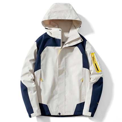 Cross-Mirror Outdoor Single-Layer Jacket for Women, Spring & Fall Thin Windproof and Waterproof Mountaineering Jacket, Jacket for Men