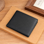 plain leather black
