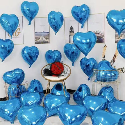 18inch Love Light Board Aluminum Film Balloon Wedding Room Decoration Valentine's Day Party Floating Love Balloon Wholesale