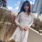 8871 white suspender skirt + 8871 sun protection clothing / S