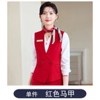 Single red vest / S