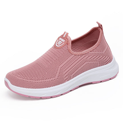 Women's Shoes, New Summer Style, Breathable Women's Shoes, Cross-Border Large Size Temu Casual Shoes, Soft Sole, Lightweight Slip-On Shoes