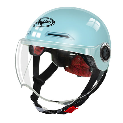 Factory direct electric car helmet men and women summer riding half helmet Four Seasons universal battery car environmental protection travel helmet