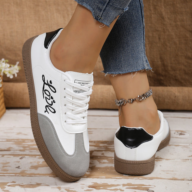 Foreign Trade Cross-Border Retro Moral Training Casual Shoes for Women 2025 Spring and Autum New Retro Leather Sports Shoes and Sneakers